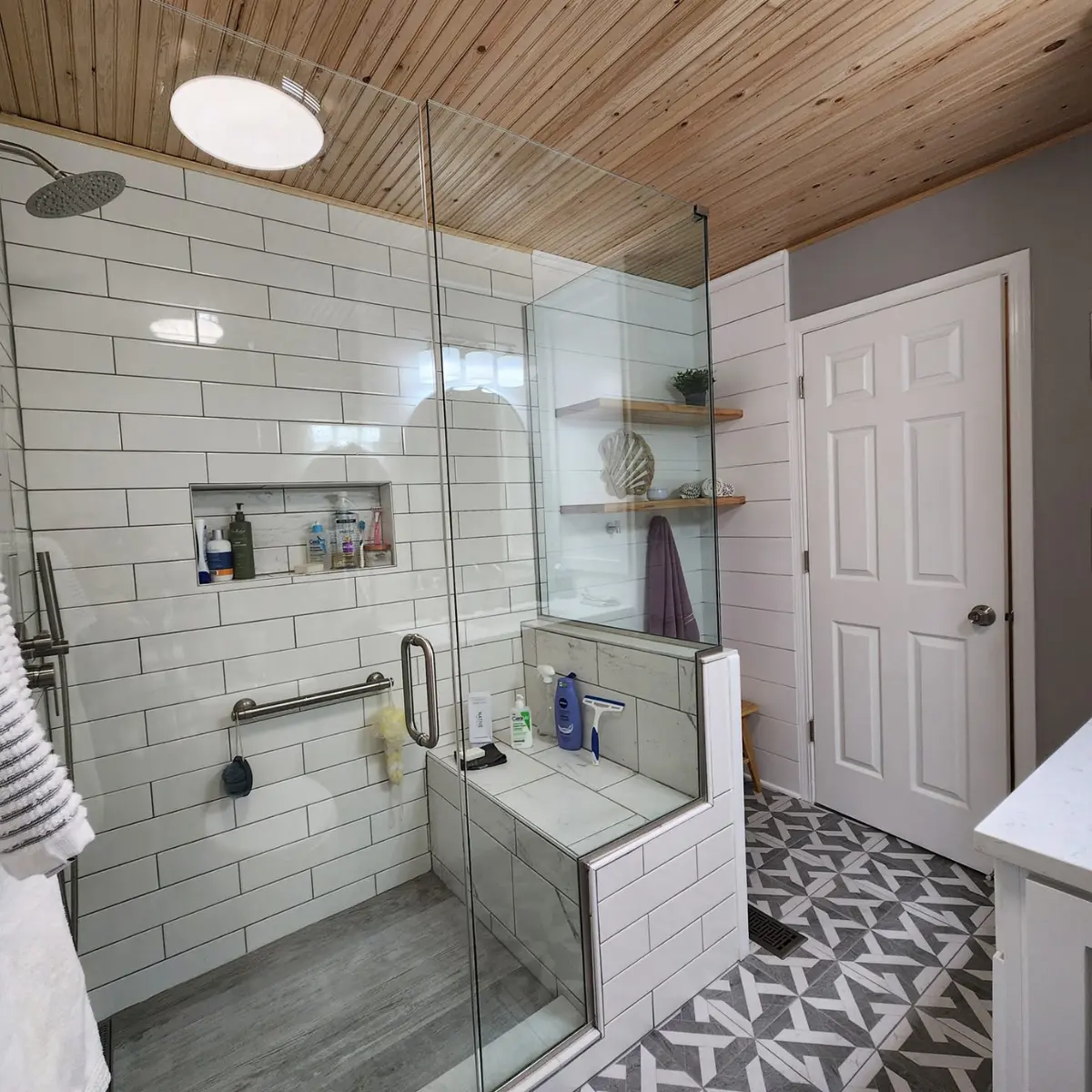 Custom remodeling and carpentry work in progress