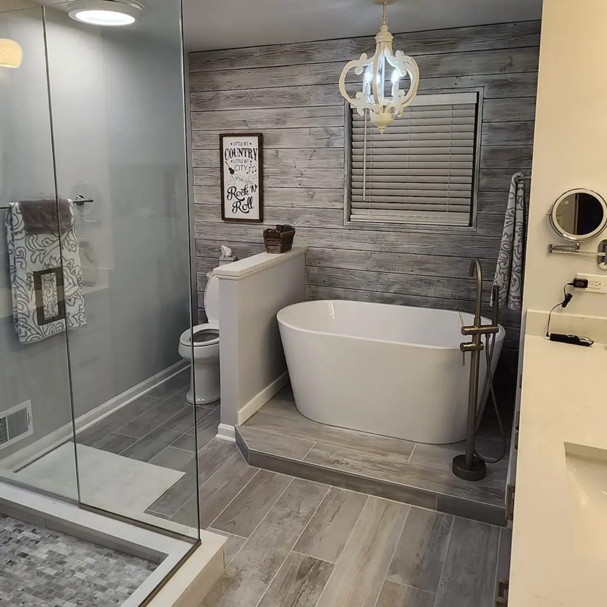 Bathroom after renovation